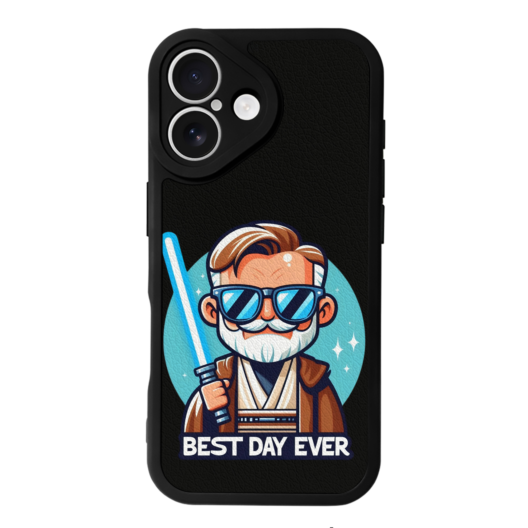 （画像用） スター・ウォーズ Star Wars 【iPhone 16シリーズ対応】シリコンスマホケース（レザー調） 材質：シリコン
